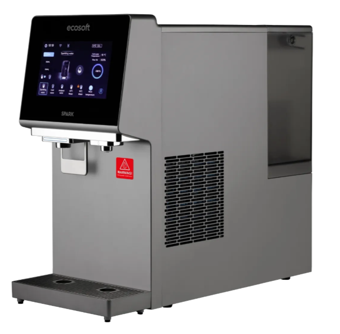 Distributeur d’eau pétillante intelligent Ecosoft SPARK