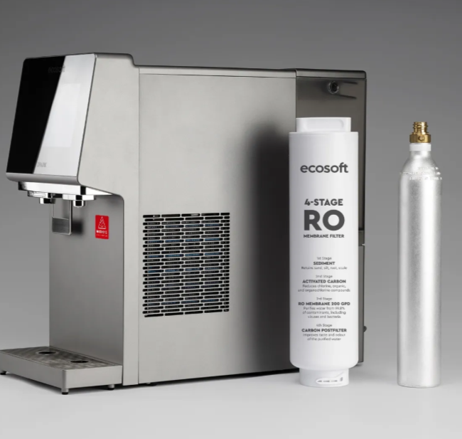 Distributeur d’eau pétillante intelligent Ecosoft SPARK