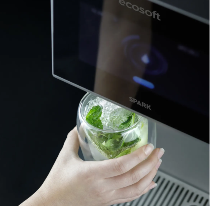 Distributeur d’eau pétillante intelligent Ecosoft SPARK