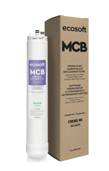 Ecosoft MCB carbon block & mineralizing postfilter pour CROSS 90 Balance