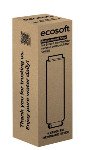 Filtre de remplacement Ecosoft pour distributeur de comptoir intelligent à osmose inverse SPARK