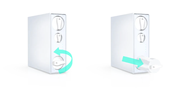 Filtre à osmose inverse à flux direct Ecosoft CROSS 90