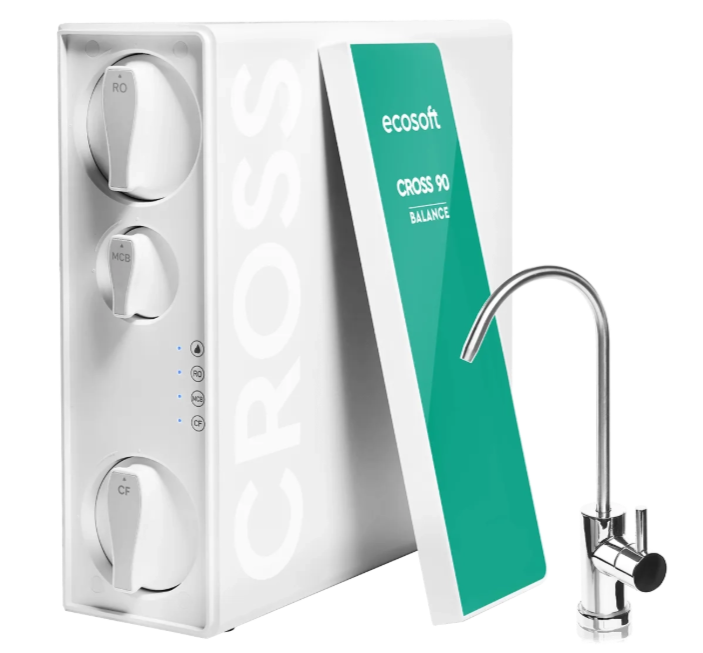 Filtre à osmose inverse à flux direct Ecosoft CROSS 90 Balance