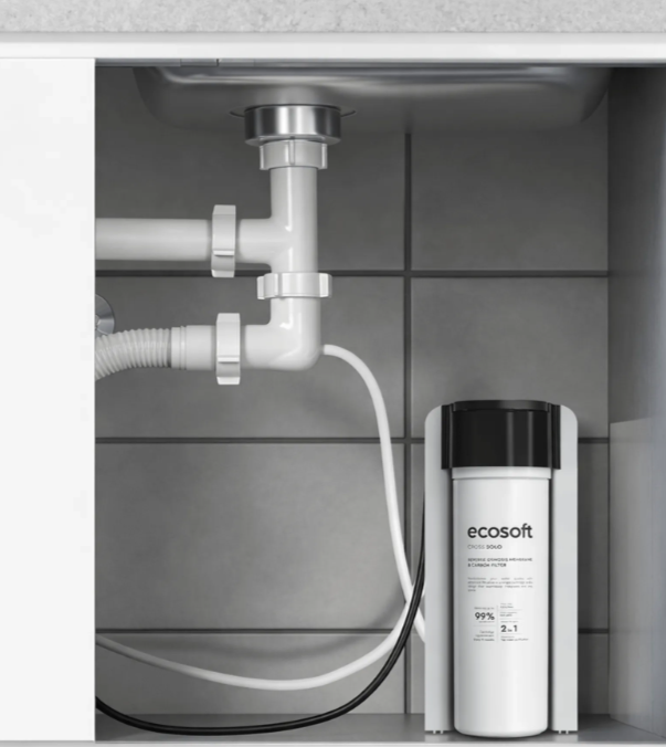 Filtre à osmose inverse à flux direct Ecosoft CROSS Solo