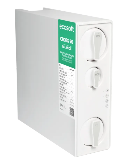 Filtre à osmose inverse à flux direct Ecosoft CROSS 90 Balance
