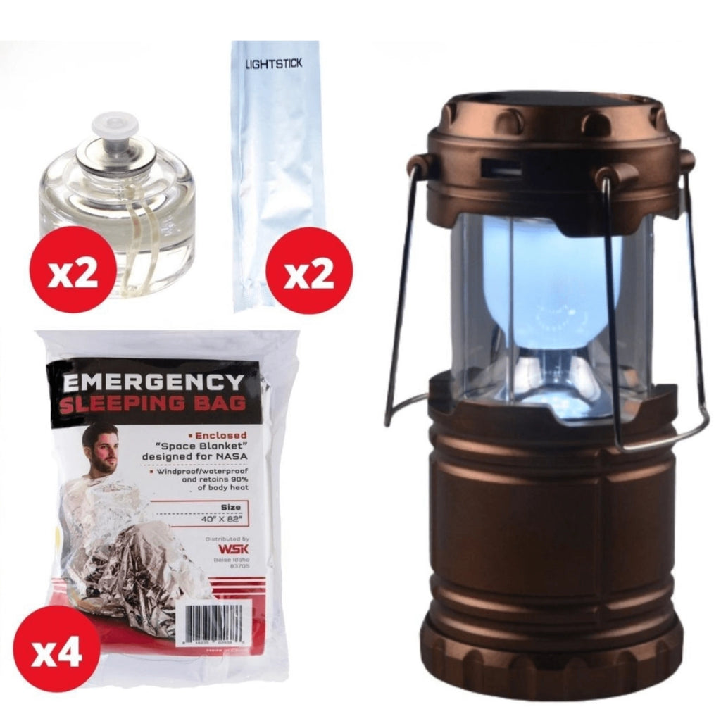 Kit de survie d'urgence en cas de panne de courant de la famille WSK