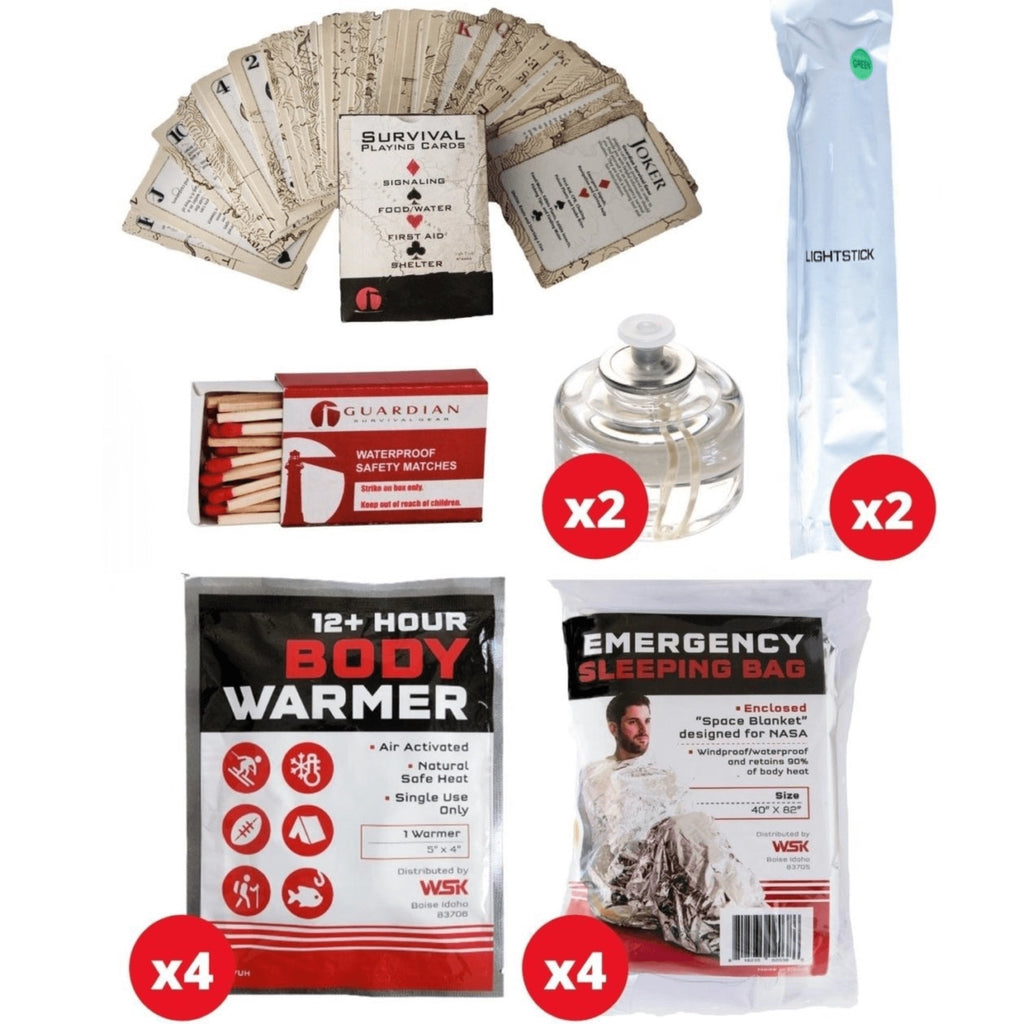 Kit de survie d'urgence en cas de panne de courant de la famille WSK