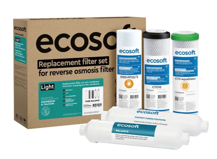P'URE Balance set de 5 filtres de remplacement PP5-GAC-CTOAG-BALANCE-POST