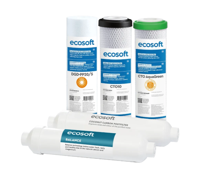 P'URE Balance set de 5 filtres de remplacement PP5-GAC-CTOAG-BALANCE-POST