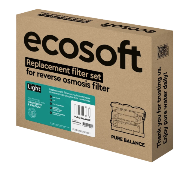 P'URE Balance set de 5 filtres de remplacement PP5-GAC-CTOAG-BALANCE-POST