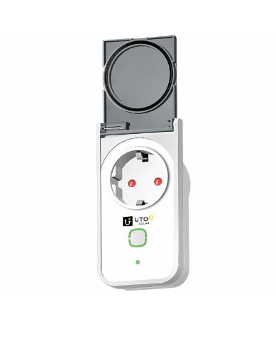 Prise connectée pour kit autoconsommation sur prise secteur pour panneaux solaires plug and play