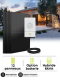 Kit Solaire Autoconsommation 5,7 kWc AIKO 475W + Deye - Mono 6 kW - Sans Batterie